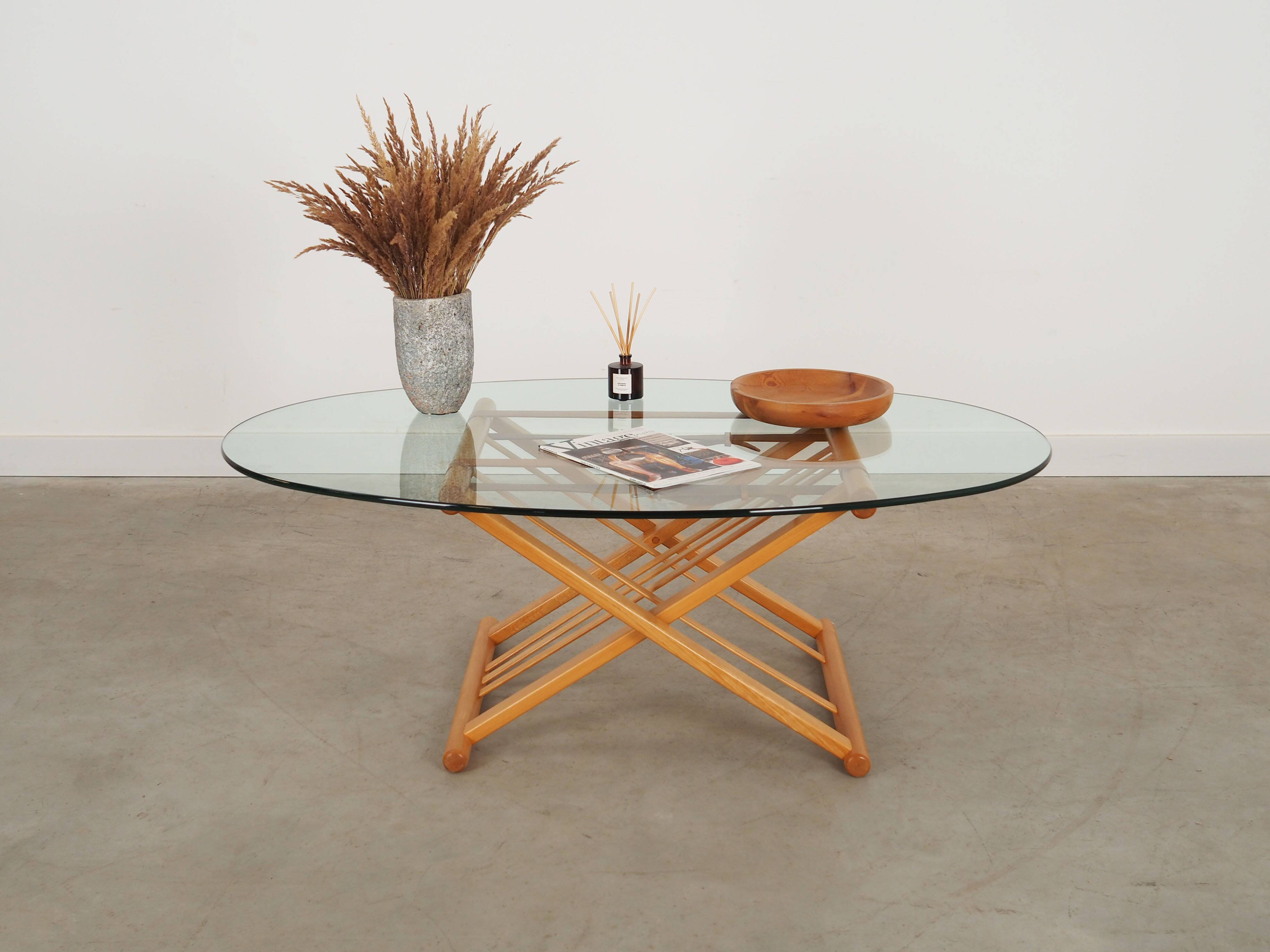 Beech coffee table, Danish design, 1990s, designer: Andreas Hansen, production: Haslev Møbelsnedkeri