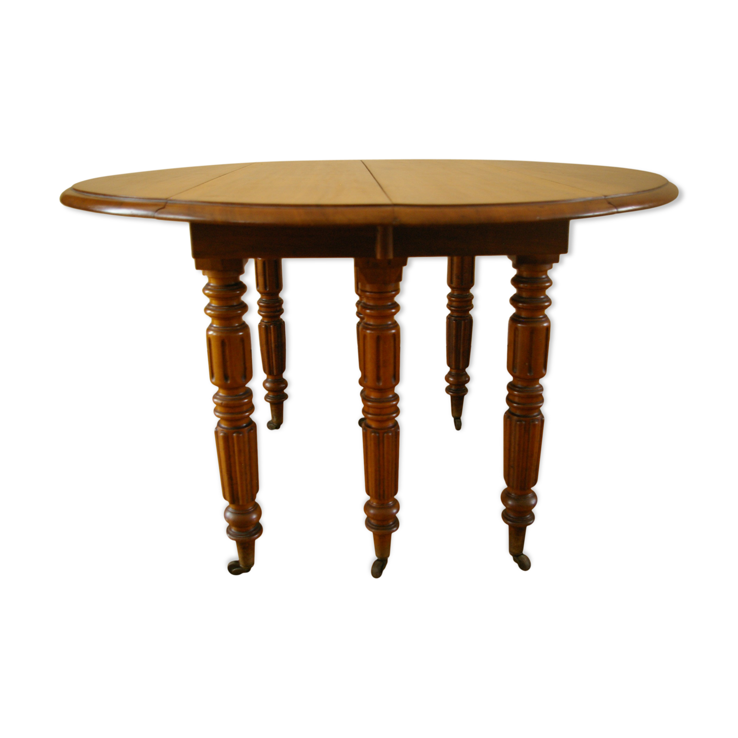 Round table 6 feet walnut