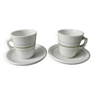 2 tasses brulot époque Napoléon III, 19ème