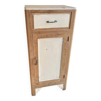 Confiturier / Chiffonier / Petit buffet bois patiné