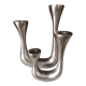 Cast aluminum candlesticks