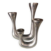 Cast aluminum candlesticks