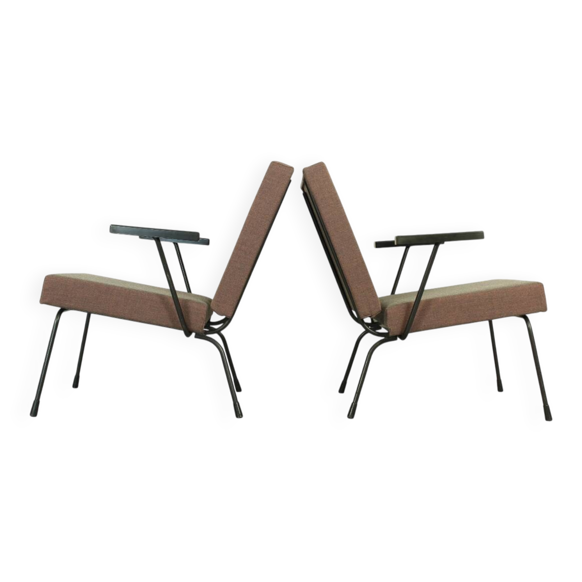 Set of 2 1407 armchairs by Wim Rietveld for Gispen