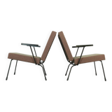 Set of 2 1407 armchairs by Wim Rietveld for Gispen