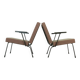 Set of 2 1407 armchairs by Wim Rietveld for Gispen