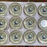 Limoges porcelain service from Hermès, Toucans collection, 1986