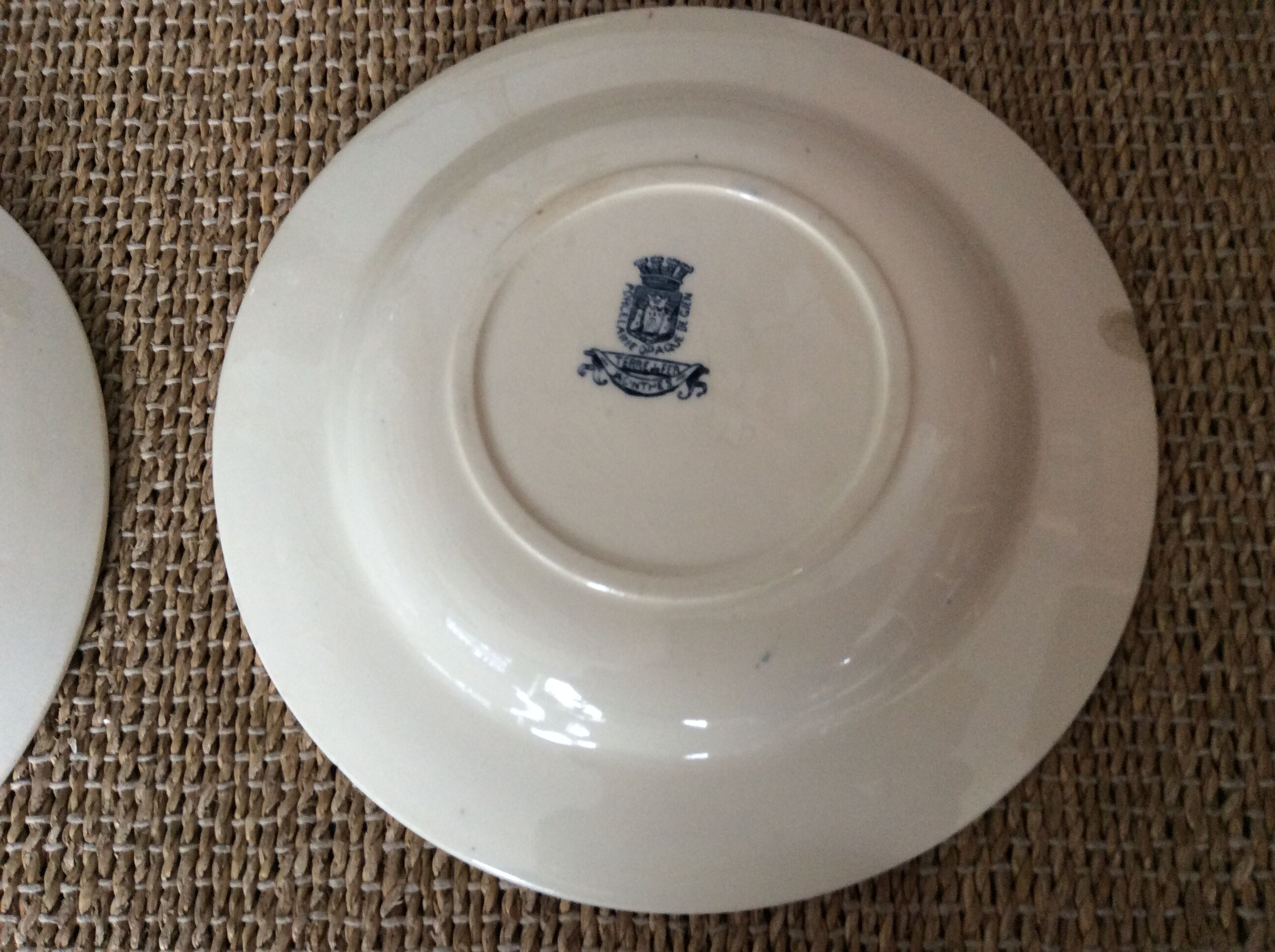 9 assiettes Terre de Fer