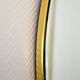 Brass 1960's vintage oval mirror, 36x61cm