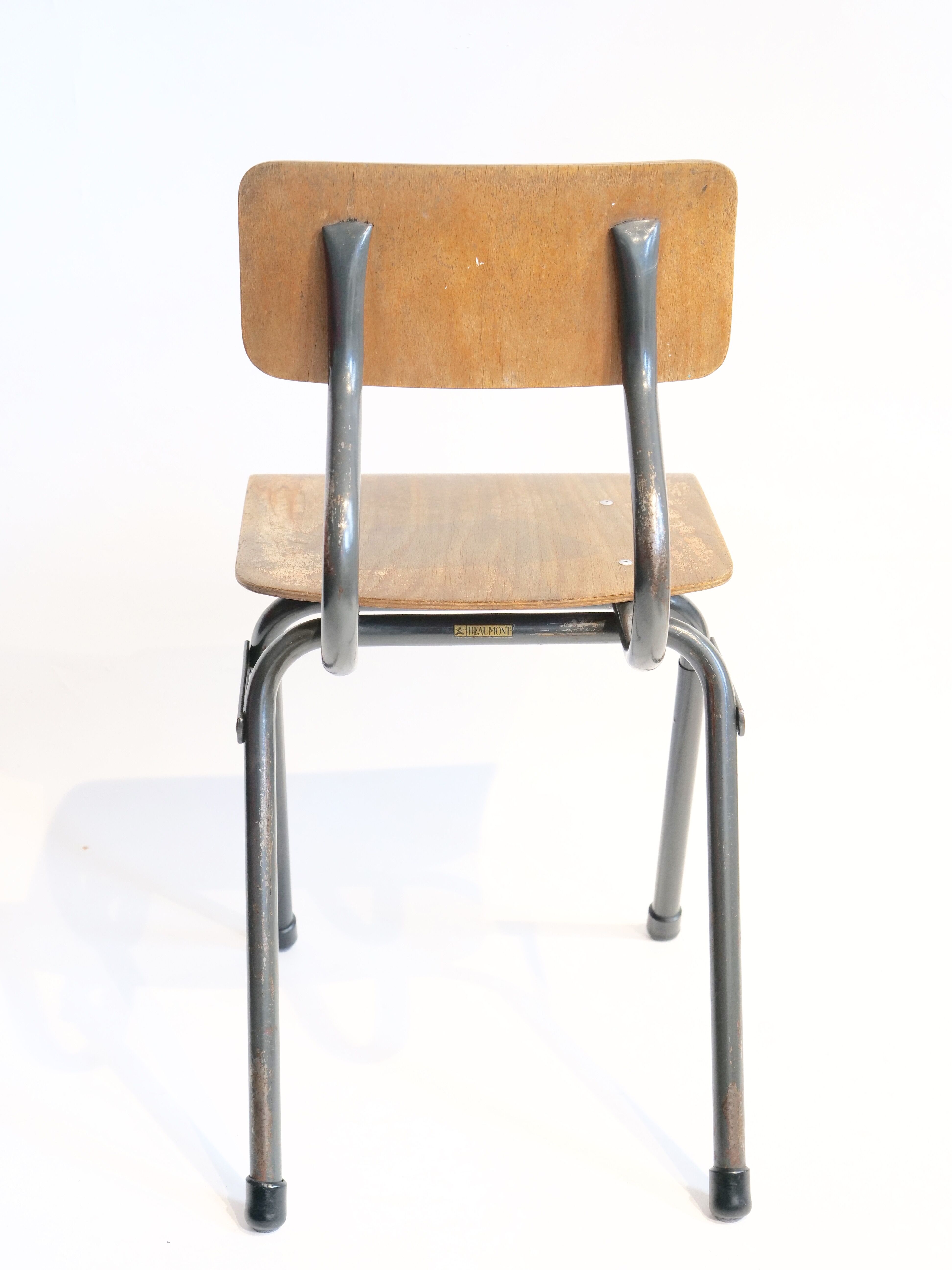 Vintage school deco children's chair
