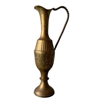 Vintage brass vase