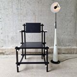Vintage Gerrit Rietveld high chair replica, 1980s