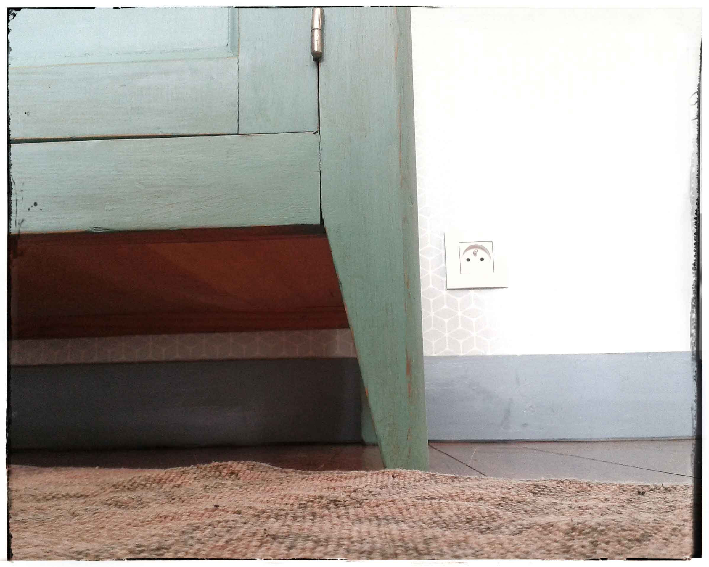 Paris wardrobe weathered old