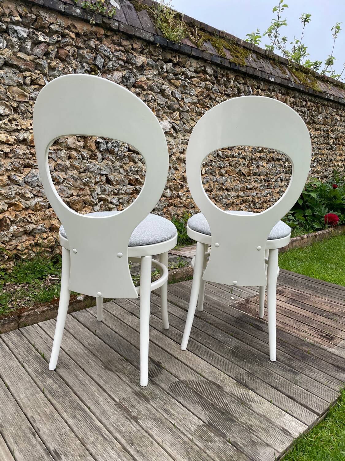 Pair of vintage Baumann chairs 1970