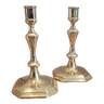 La Redoute x Selency pair of brass candle holders 03