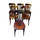 Set of 6 Baumann bistro chairs