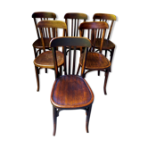 Set of 6 Baumann bistro chairs