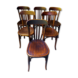 Set of 6 Baumann bistro chairs