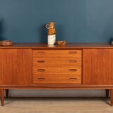 Enfilade retro en teck 1960s, clausen & søn denmark