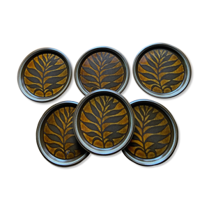 ensemble de 6 assiettes