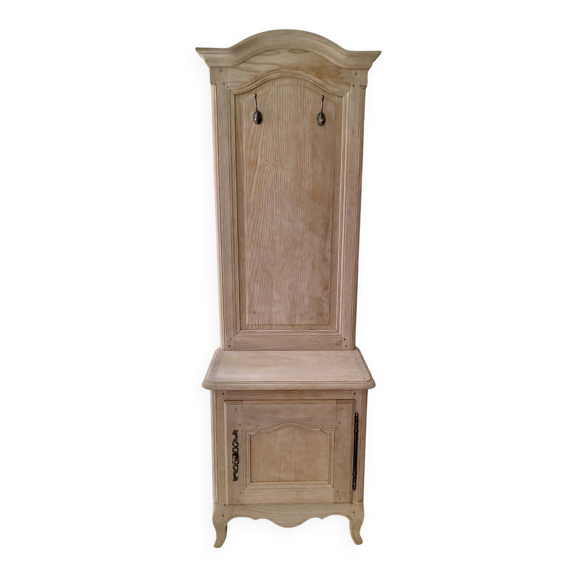 Restored antique oak entrance wardrobe