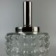 60s 70s VEB hanging lamp ceiling lamp bubble chrome glass space age design