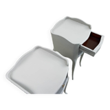 Pair of small bedside tables