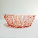 Pink glass bowl