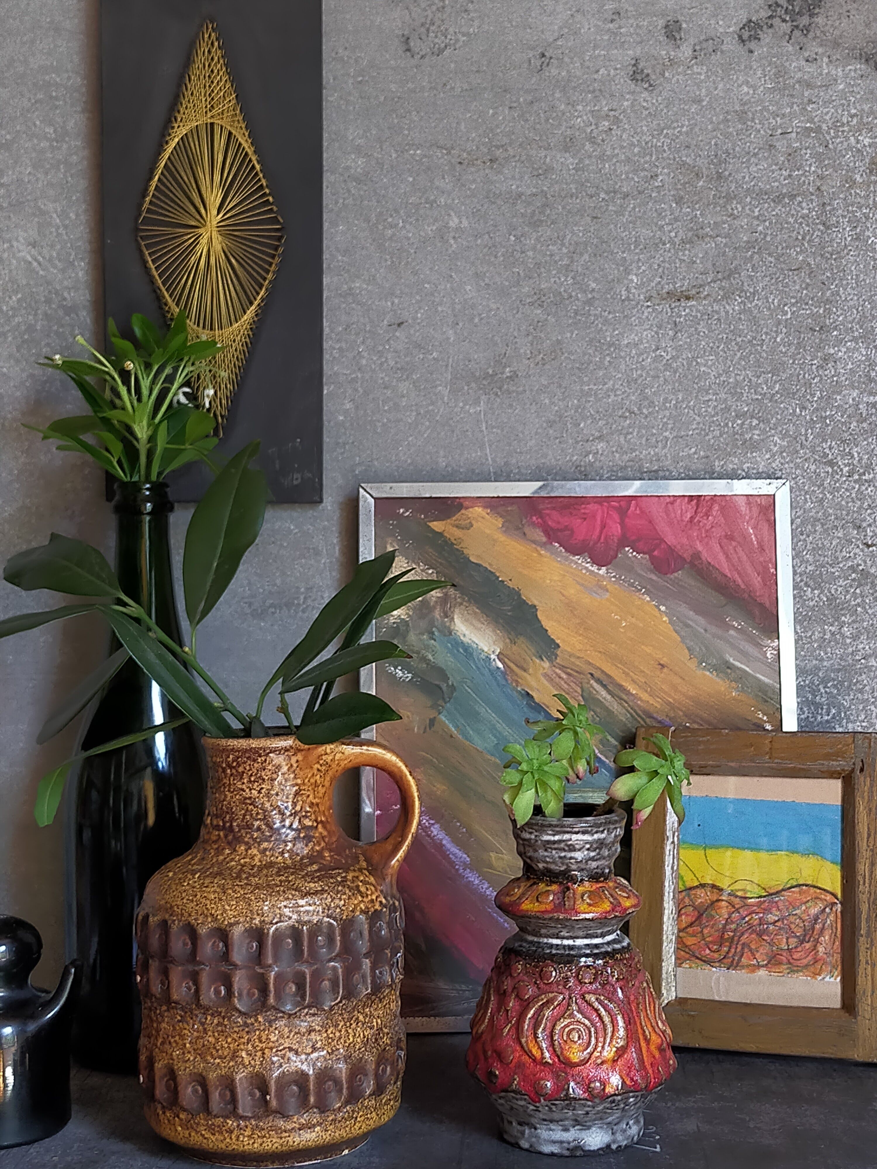 Vintage ceramic duo made in France