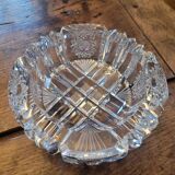 Cut crystal ashtray - French crystal factory from the 1970s-1980s