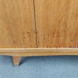 buffet bois massif, pieds compas