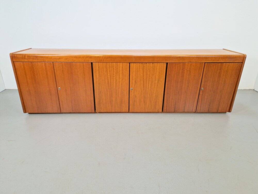 Enfilade en teck danois vintage, années 1960