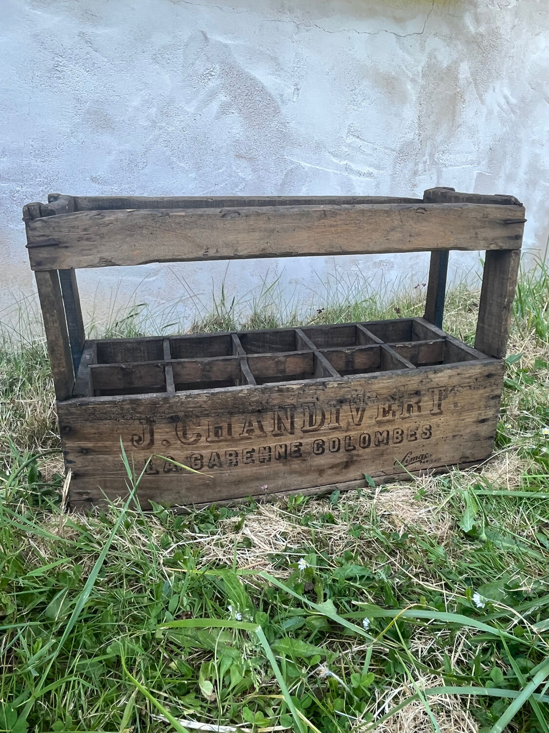 Range bouteille en bois