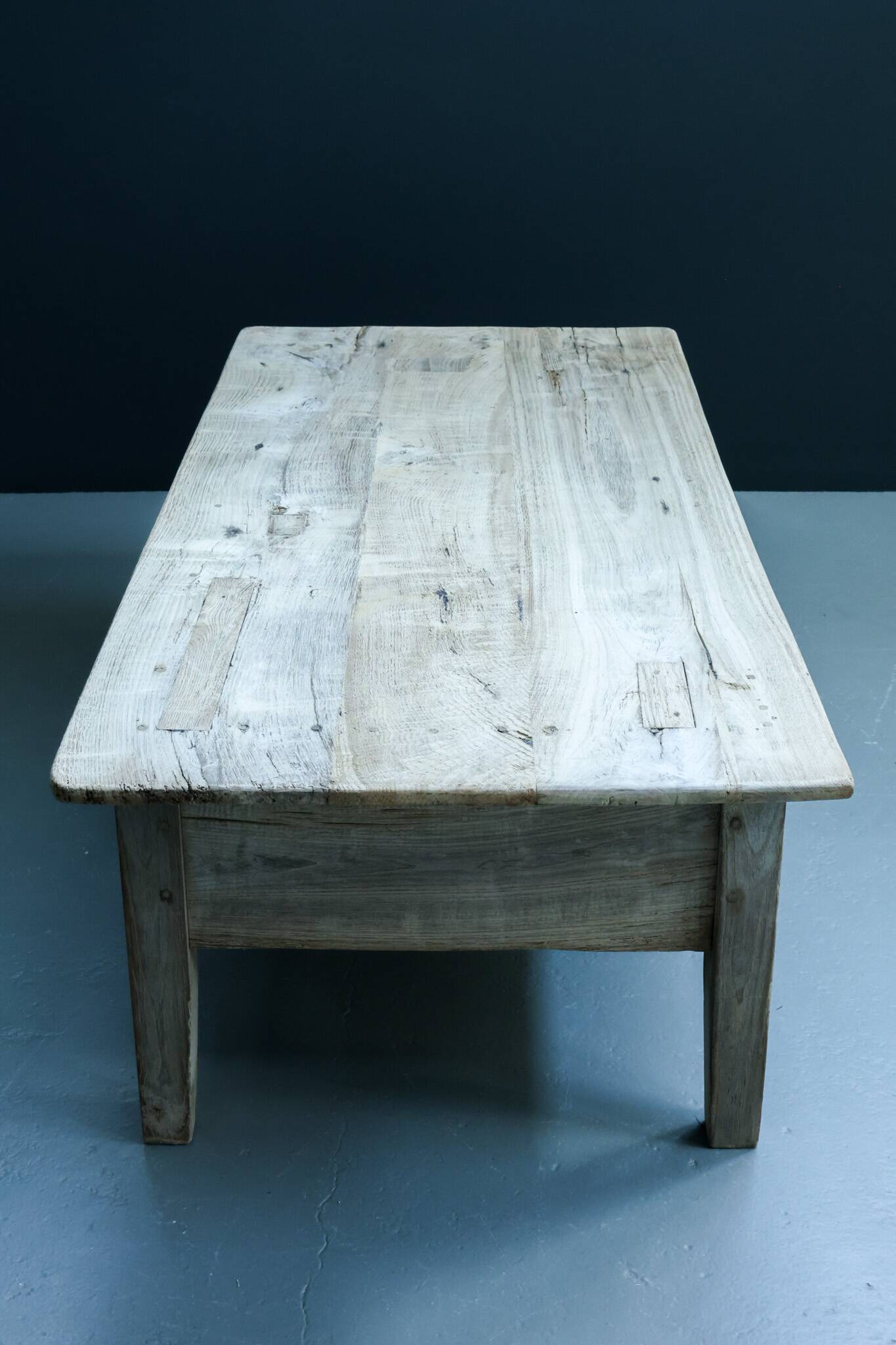 Coffee Table Spanish Farmhouse, Early 19th Century - Oak Table, Antique Tab