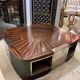 Table basse de style Art déco en ébène de Macassar, vers 1970