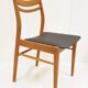 Suite de 4 chaises scandinaves 1960
