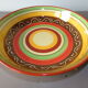 Glazed terracotta dish