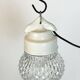 Vintage White Porcelain Pendant Light, 1970s