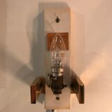 Pair of perspex wall lamp