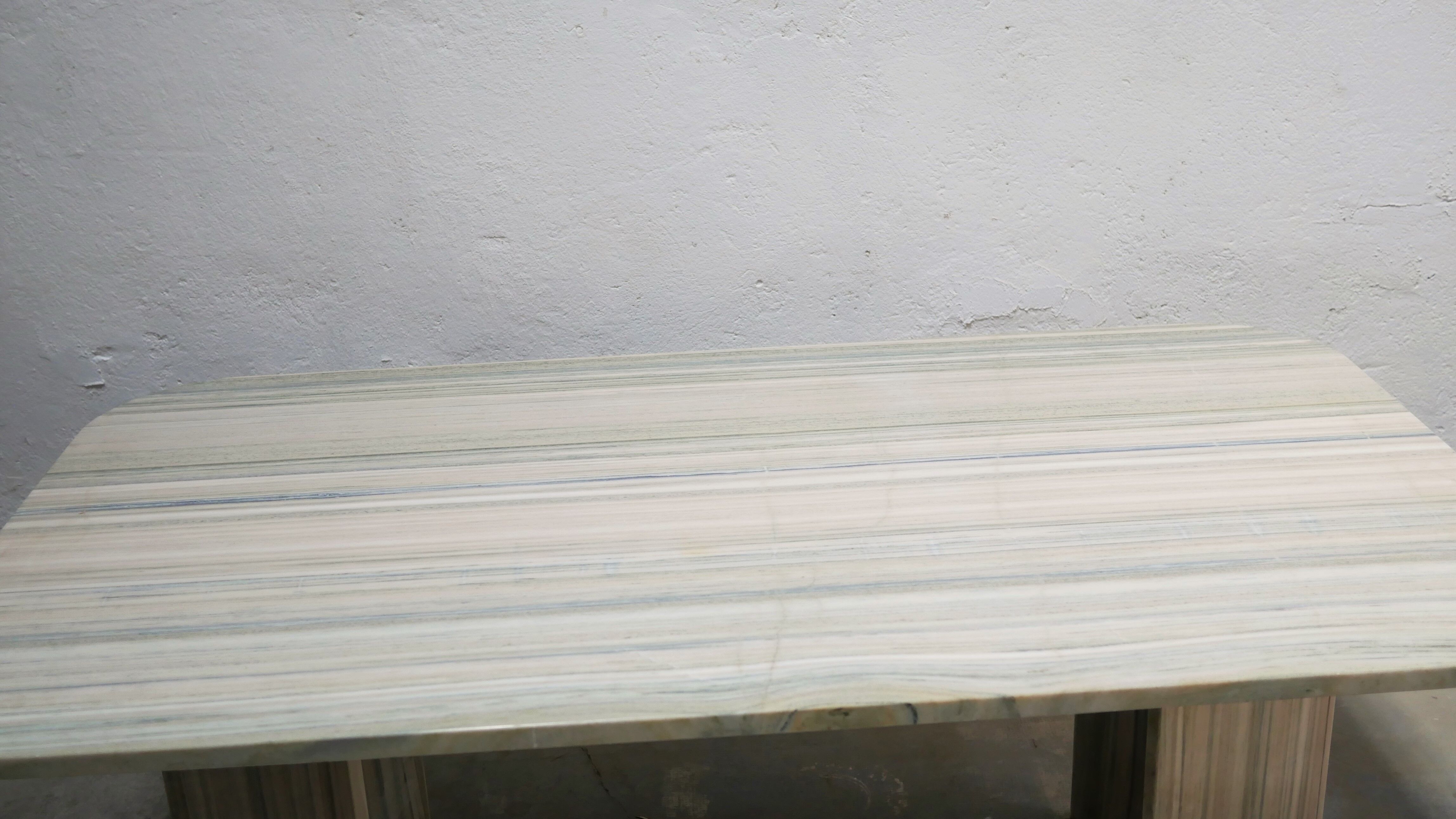 Vintage marble dining table