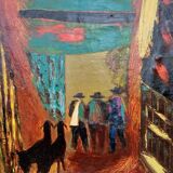 Contemporary art painting