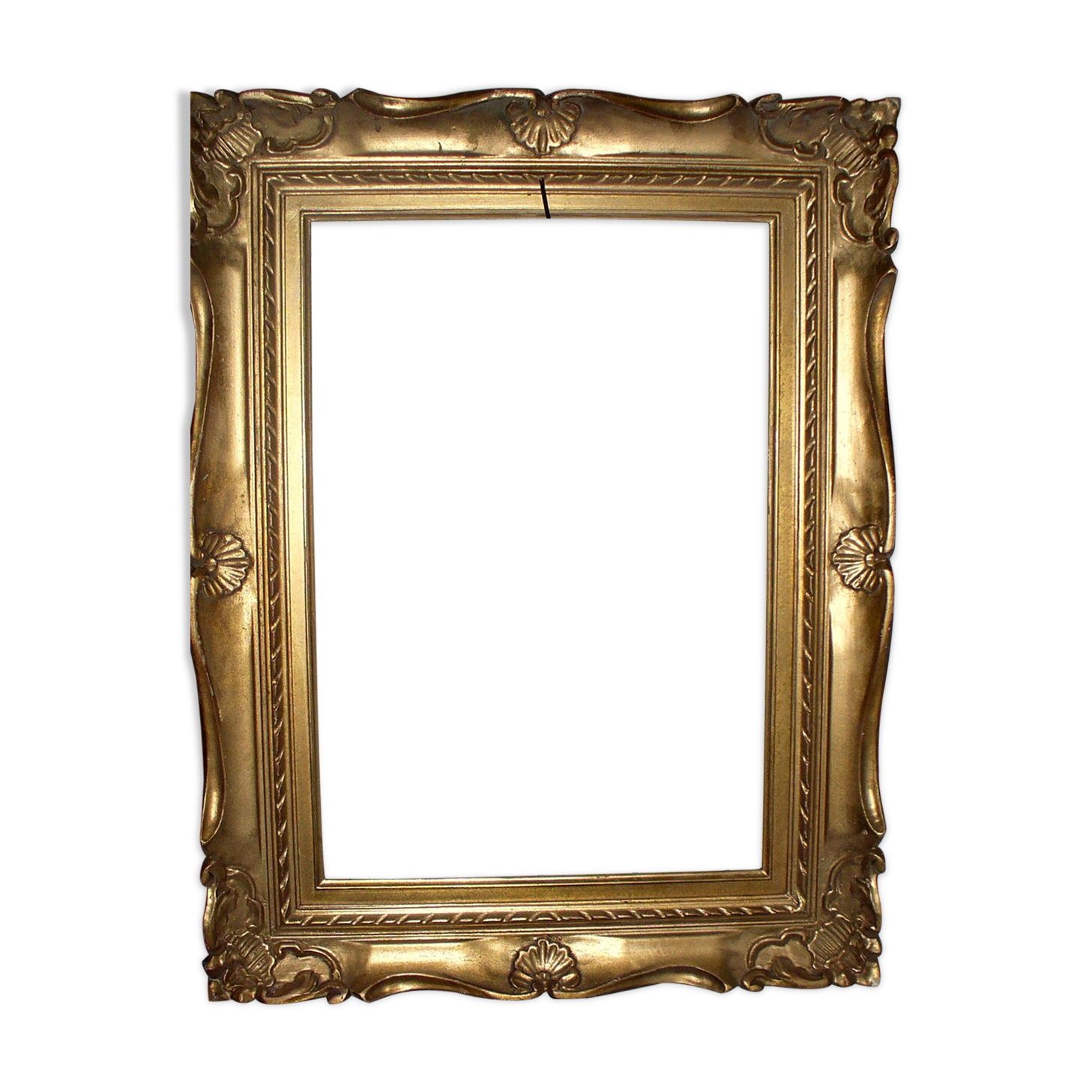Tableau cadre or glace in gilded wood