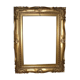 Tableau cadre or glace in gilded wood