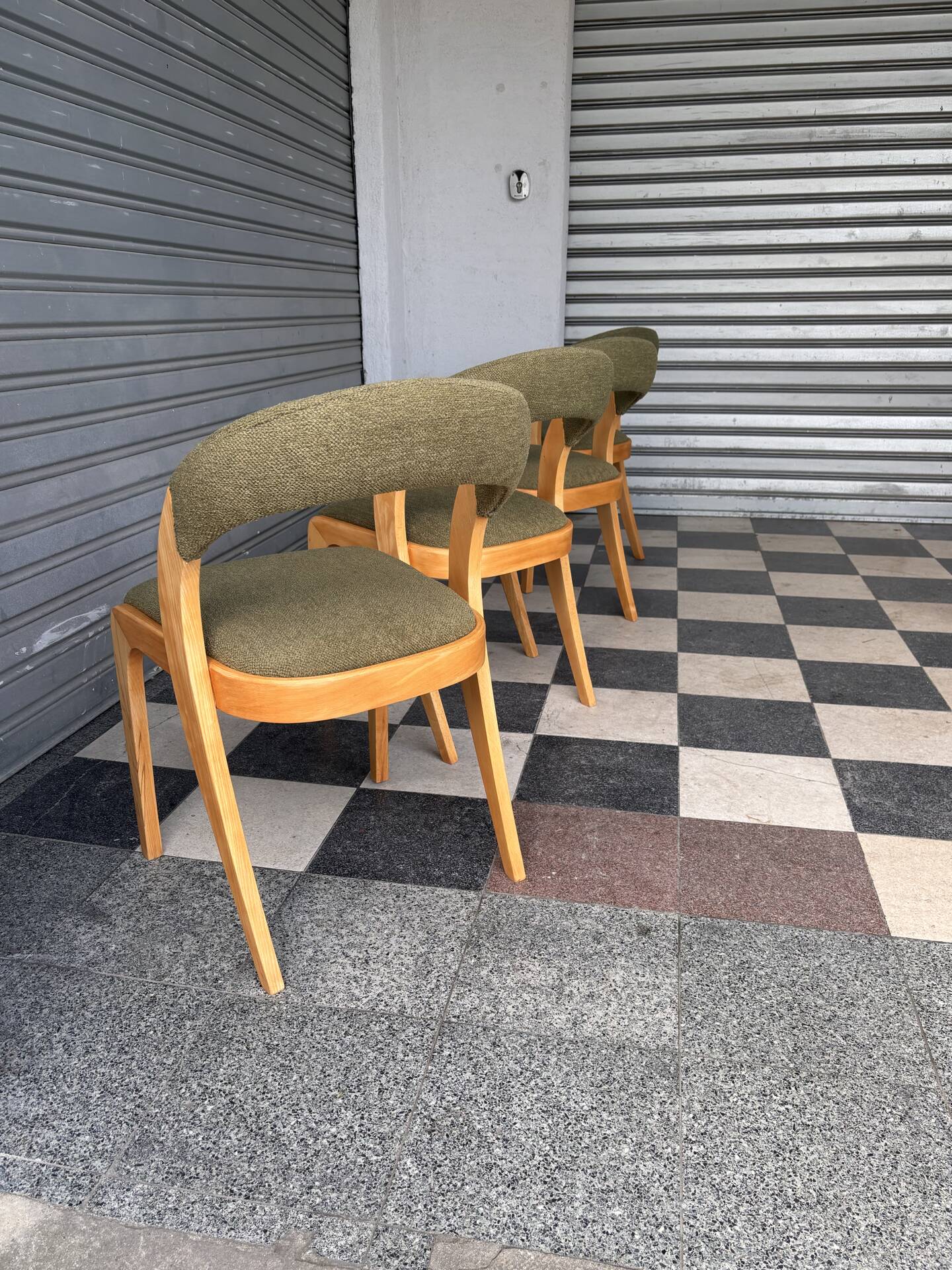 Set de 4 chaises gondoles Baumann
