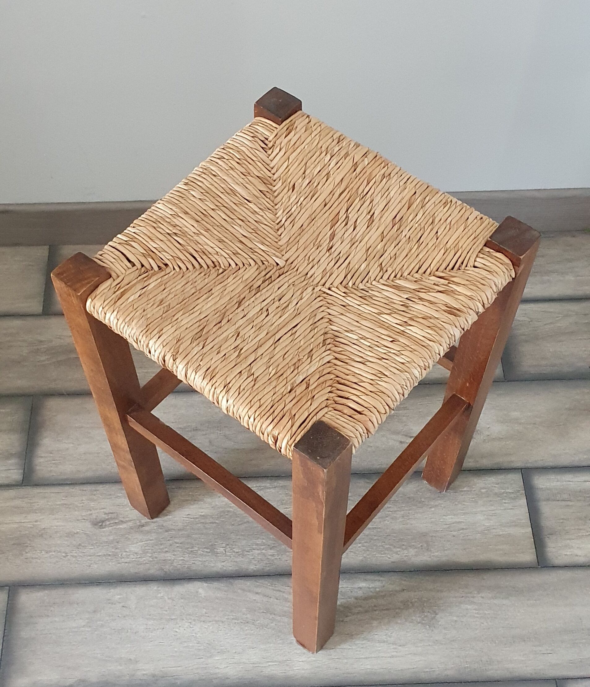 Stuffed stool and chair