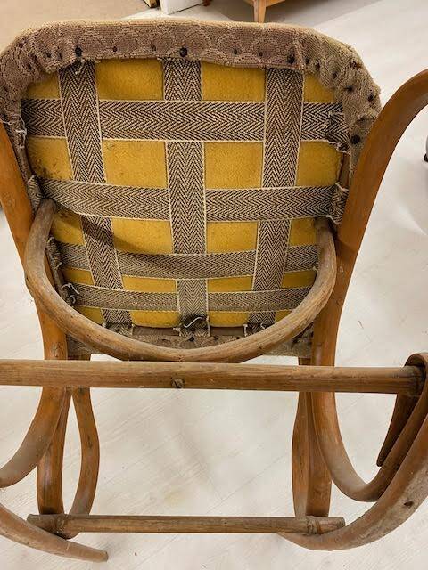 Wooden rocking chair