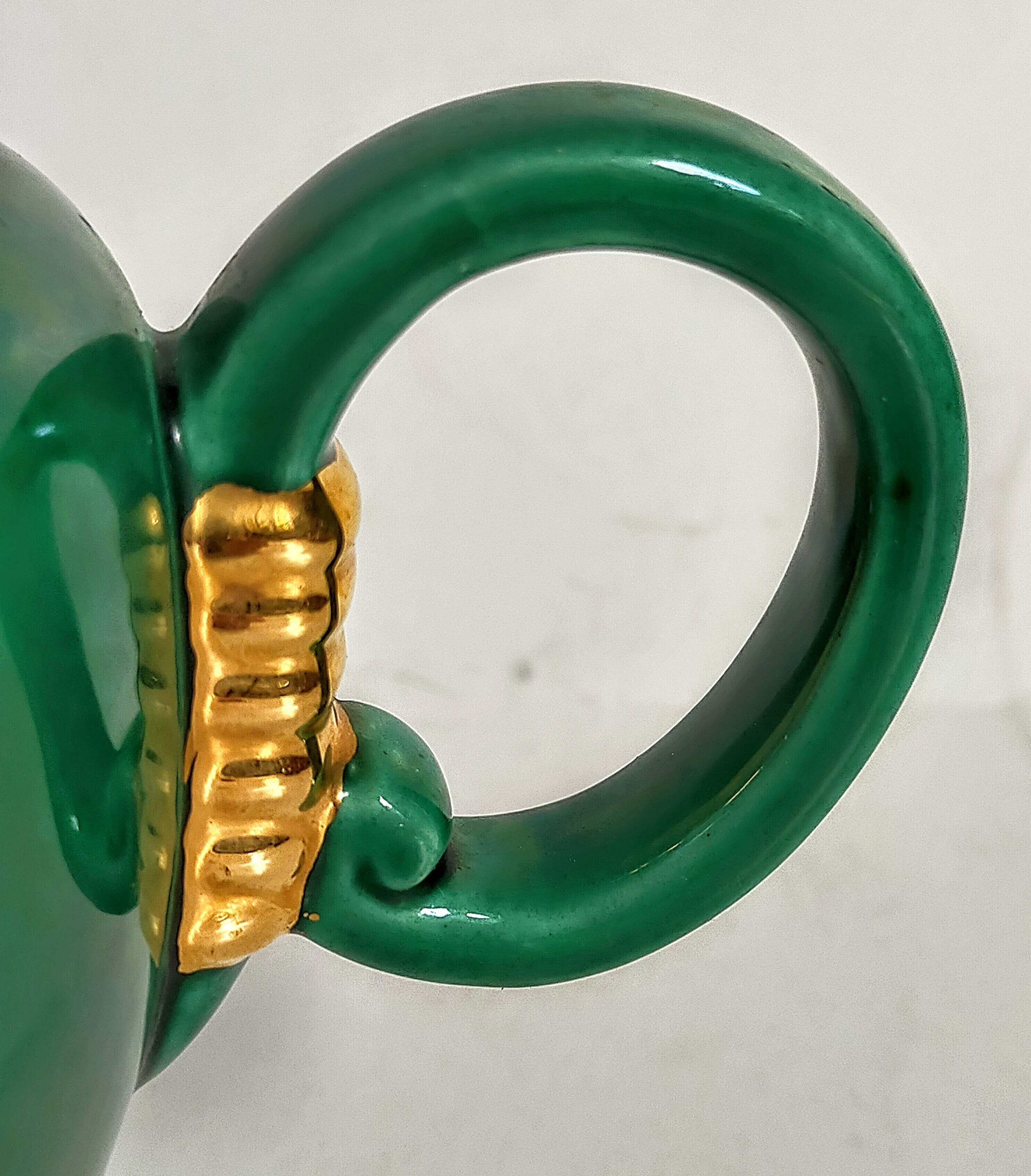 Teapot art-deco slurry of saint-clément numbered