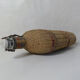 Ancient pilgrim's gourd in rattan lourdes