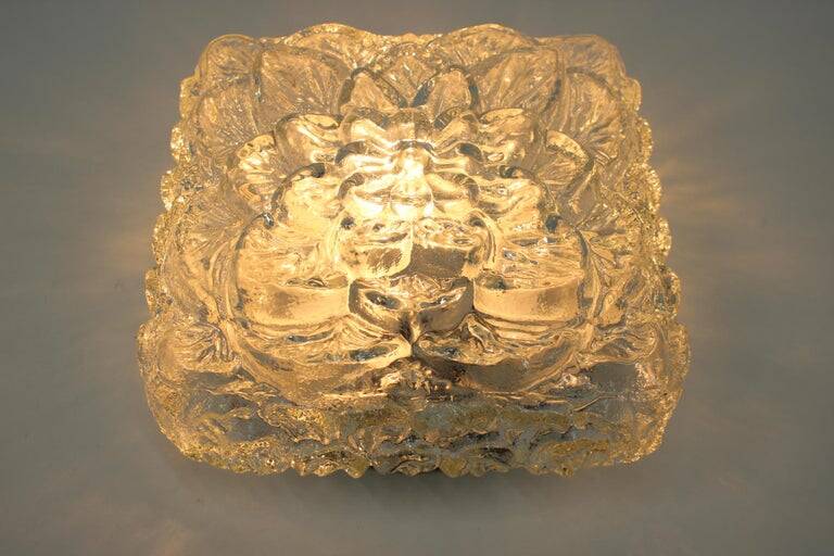 Midcentury Design Wall or Ceiling Lamp, Flush Mount, 1970s