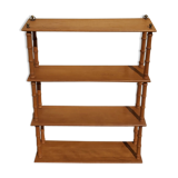 Vintage bamboo wood shelf