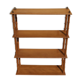 Vintage bamboo wood shelf
